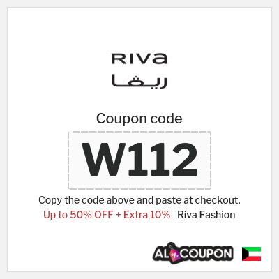 Riva Fashion Coupon (W112) Riva Fashion Eid Promo Code 2026