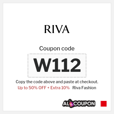 Coupon for Riva Fashion (W112) Up to 50% OFF + Extra 10%