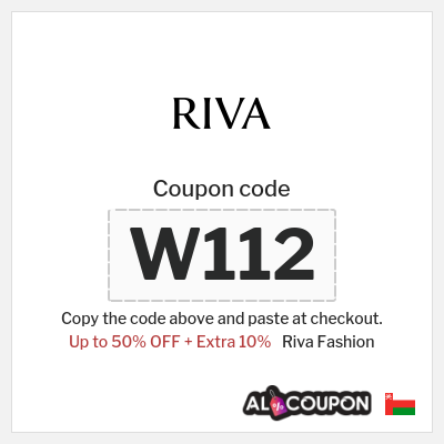 Coupon for Riva Fashion (W112) Up to 50% OFF + Extra 10%