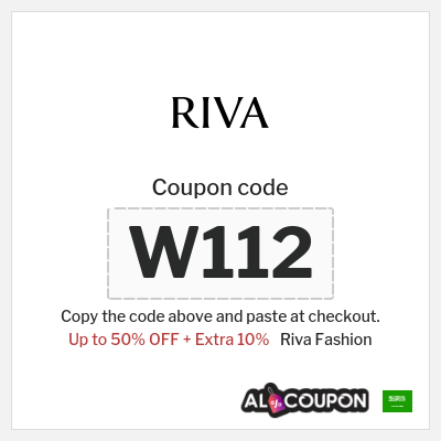 Coupon for Riva Fashion (W112) Up to 50% OFF + Extra 10%