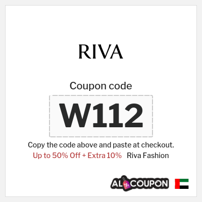 Coupon for Riva Fashion (W112) Up to 50% Off + Extra 10%