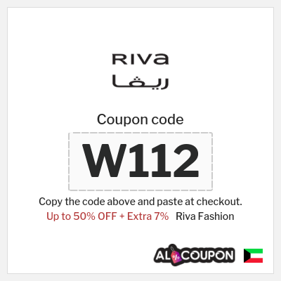 Riva Fashion Coupon (W112) Riva Fashion Offers Up to 50% OFF