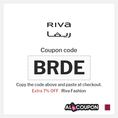 Riva Fashion Coupon (BRDE) New Riva Code 2025 Qatar