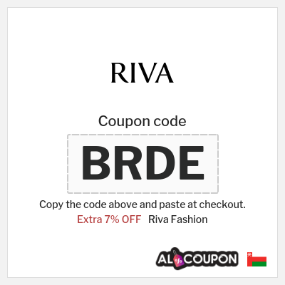 Riva Fashion Coupon (BRDE) New Riva Code 2026 Oman