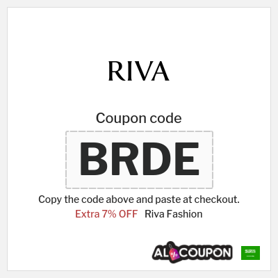 Riva Fashion Coupon (BRDE) New Riva Code 2026 Saudi Arabia