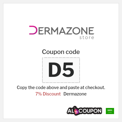Coupon discount code for Dermazone 7% OFF