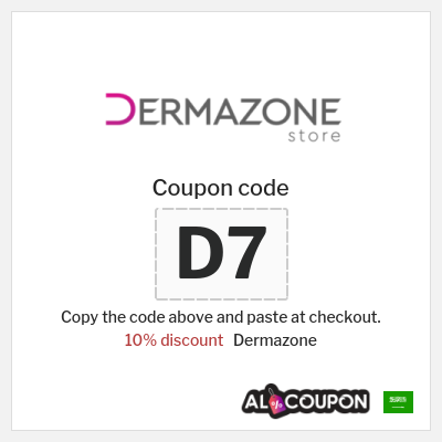 Coupon for Dermazone (D7) 10% discount