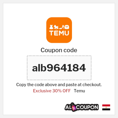 Coupon for Temu (alb964184) Exclusive 30% OFF