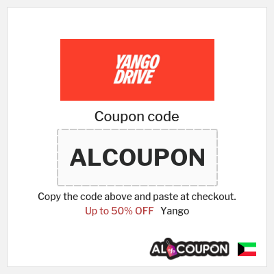 Coupon discount code for Yango 3% OFF