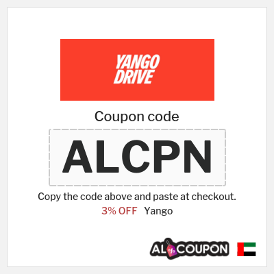 Coupon for Yango (ALCPN) 3% OFF