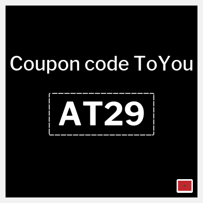 ToYou Coupon (AT29) ToYou Today Discount Code