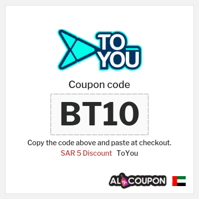ToYou Coupon (BT10) ToYou Today Discount Code