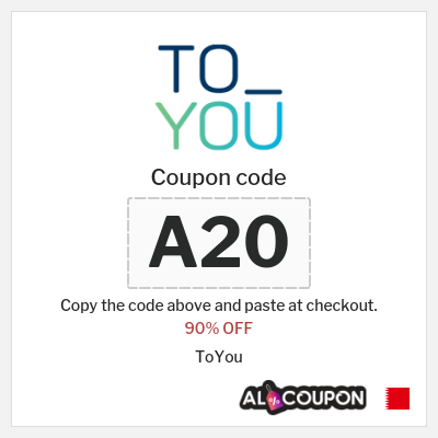 ToYou Coupon (A20) Toyou code 2025 for new customers