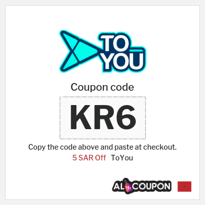 ToYou Coupon (KR6) ToYou First Order Promo Code 2026