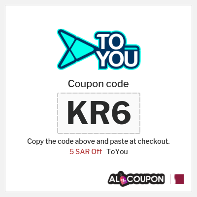 ToYou Coupon (KR6) ToYou First Order Promo Code 2026