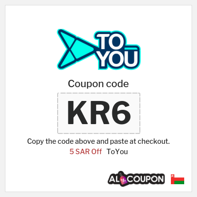 ToYou Coupon (KR6) ToYou First Order Promo Code 2026