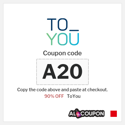 ToYou Coupon (A20) Toyou code 2025 for new customers