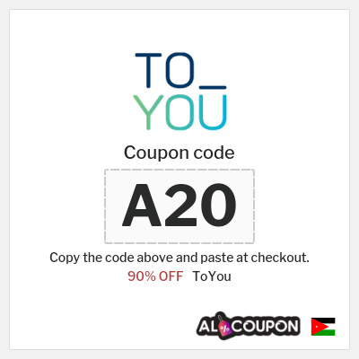 ToYou Coupon (A20) Toyou code 2025 for new customers