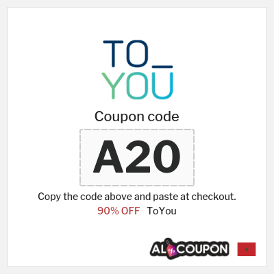 ToYou Coupon (A20) Toyou code 2025 for new customers