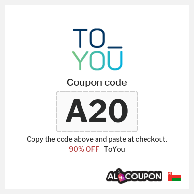 ToYou Coupon (A20) Toyou code 2025 for new customers