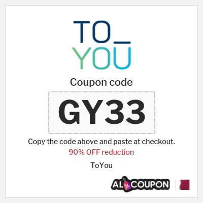 ToYou Coupon (GY33) Toyou discount code KSA today