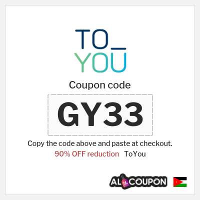 ToYou Coupon (GY33) Toyou discount code KSA today