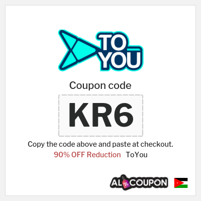 ToYou Coupon (KR6) Toyou Discount Code KSA Today