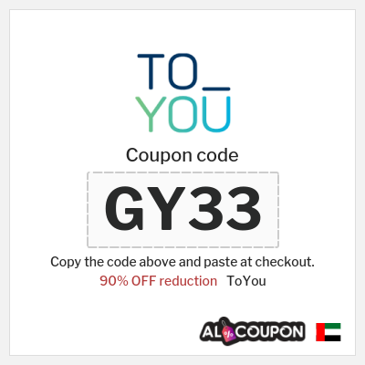 ToYou Coupon (GY33) Toyou discount code KSA today