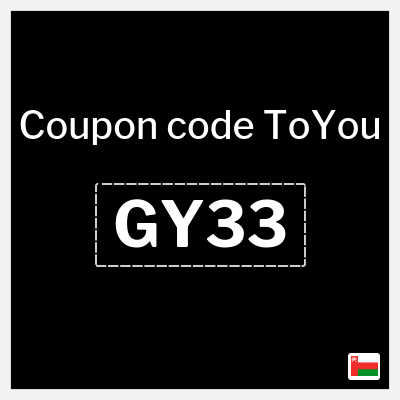 ToYou Coupon (GY33) Toyou discount code KSA today