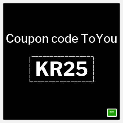 Coupon for ToYou (KR25) Up to 90% OFF + Free Delivery