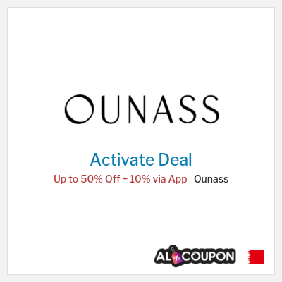 Special Deal for Ounass (ALC10) Up to 50% Off + 10% via App