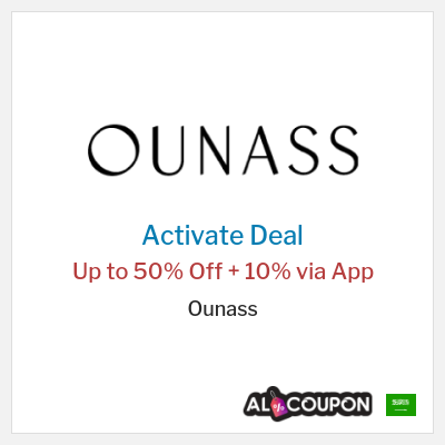 Special Deal for Ounass (ALC10) Up to 50% Off + 10% via App