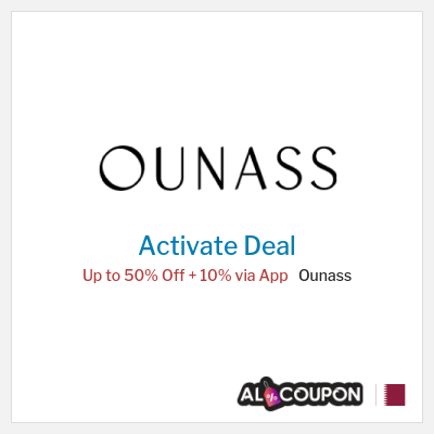 Special Deal for Ounass (ALC10) Up to 50% Off + 10% via App