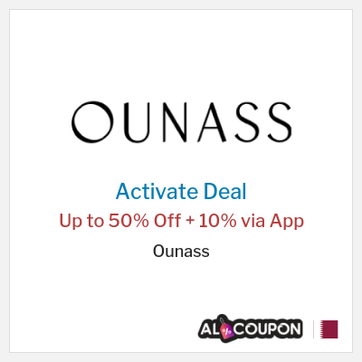 Special Deal for Ounass (ALC10) Up to 50% Off + 10% via App