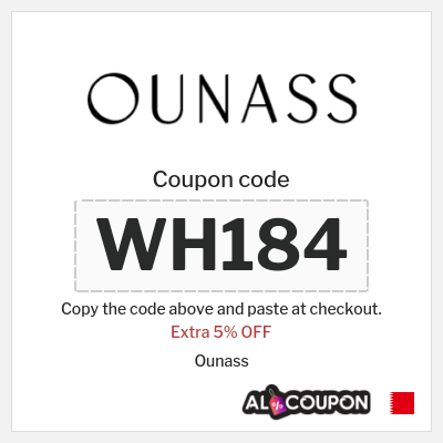 Ounass Coupon (WH184) Ounass Promo Code Black Friday 2024