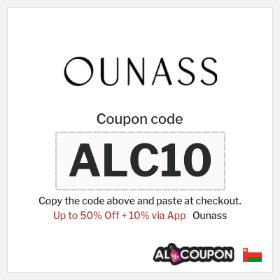 Ounass Coupon (ALC10) Ramadan Ounass Promo Code 2026