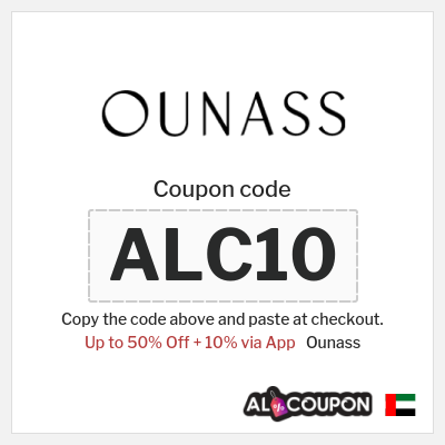 Ounass Coupon (ALC10) Ramadan Ounass Promo Code 2026