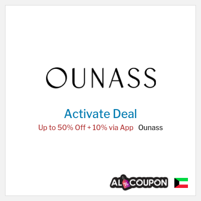 Special Deal for Ounass (ALC10) Up to 50% Off + 10% via App
