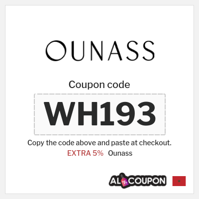 Ounass Coupon (WH193) Ounass Promo Code Morocco