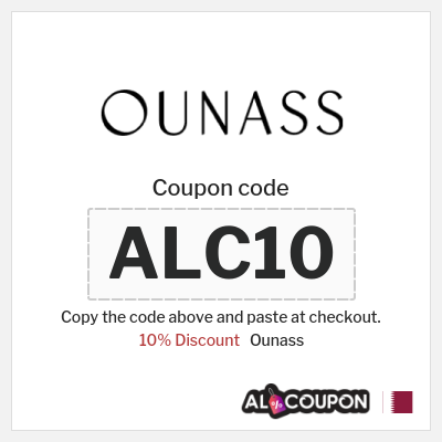 Ounass Coupon (ALC10) Ounass Coupon Code Qatar