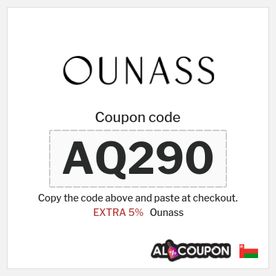 Ounass Coupon (AQ290) Ounass Promo Code Oman