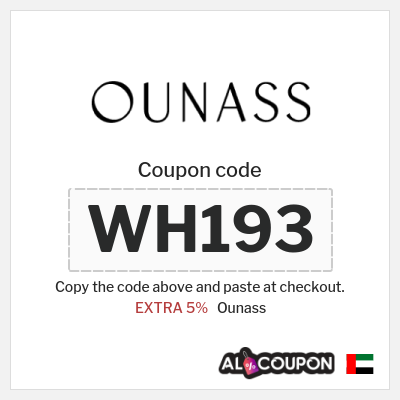 Ounass Coupon (WH193) Ounass Promo Code UAE