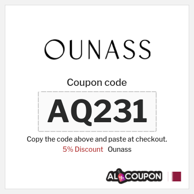 Ounass Coupon (AQ231) Ounass Code 2025