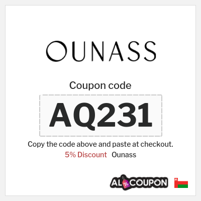 Ounass Coupon (AQ231) Ounass Code 2025