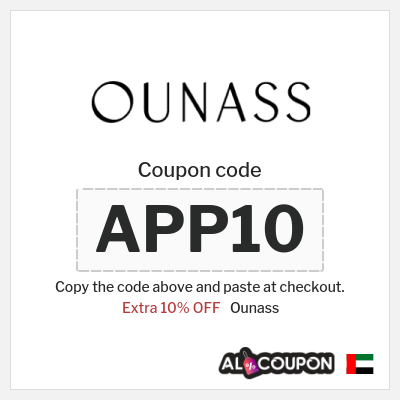 Ounass Coupon (APP10) Ounass Discount Code 2026