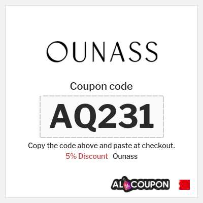 Ounass Coupon (AQ231) Ounass Code 2025