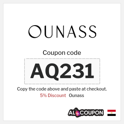 Ounass Coupon (AQ231) Ounass Code 2025