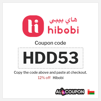 Coupon discount code for Hibobi Exclusive discount 12%