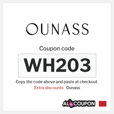 Ounass Coupon (WH203) Ounass discount code 20 2025