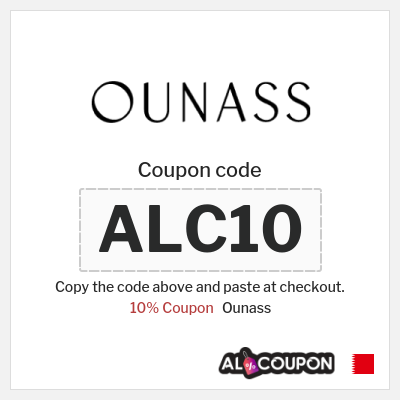 Coupon for Ounass (ALC10) 10% Coupon